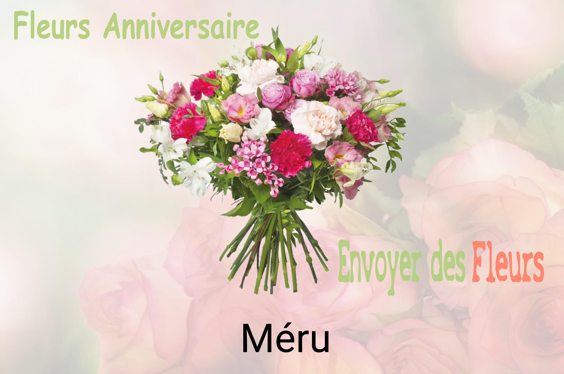 Bouquet de fleurs d’anniversaire livré à Méru